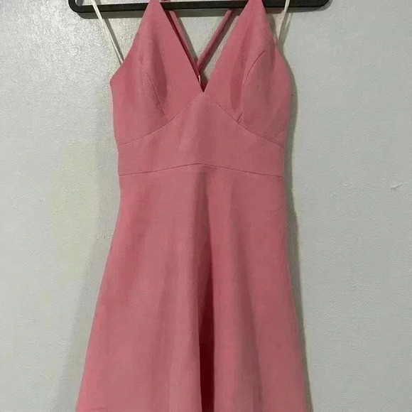 BCBGeneration Crisscross Back Flared Dress - Picture 4 of 7